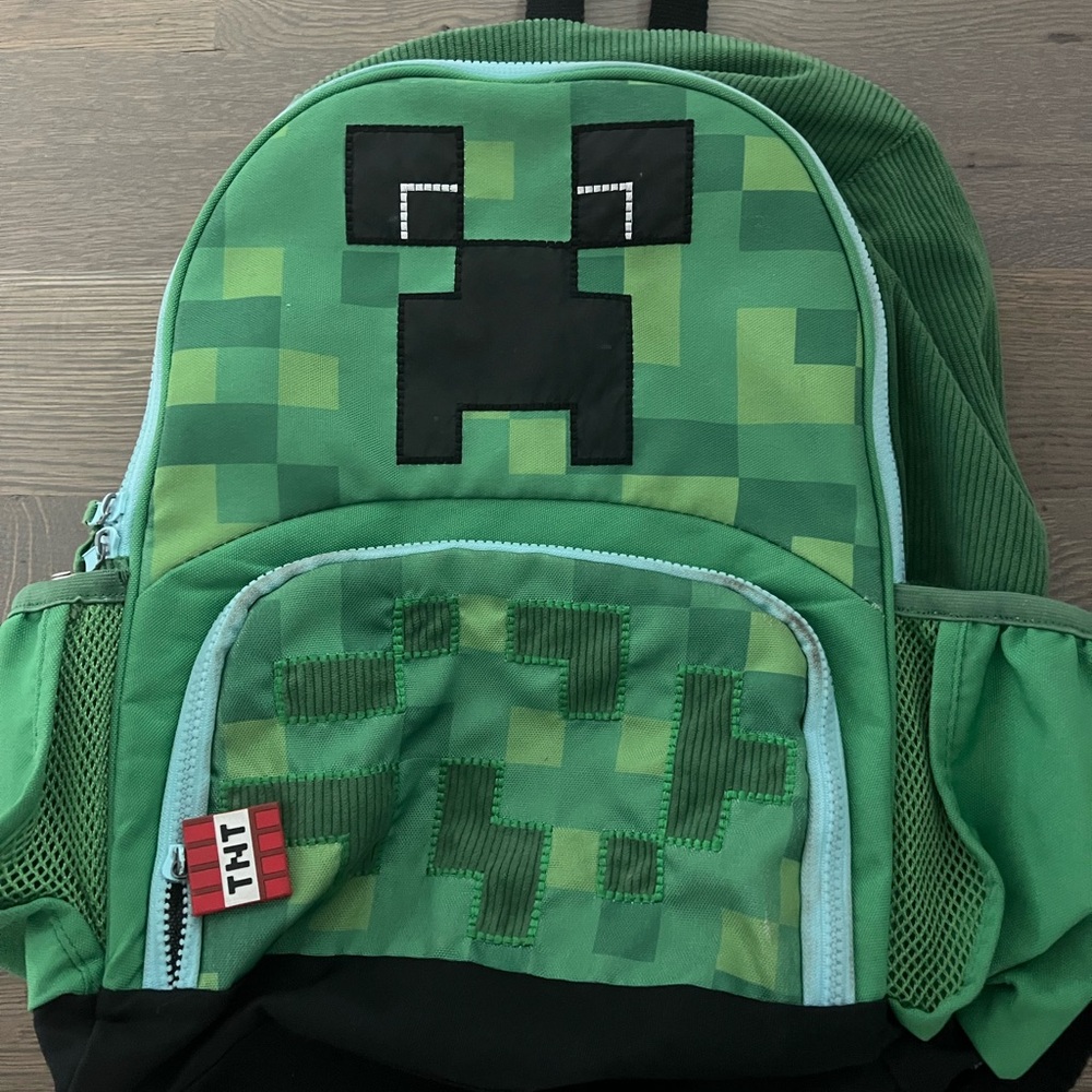 Pottery Barn Kids Green Creeper Backpack
